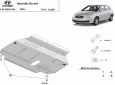 Предпазна кора за двигател, скоростна кутия и радиатор Hyundai Accent 3