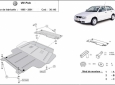 Предпазна кора за двигател, скоростна кутия, радиатор и предна броня Volkswagen Polo Classic 1