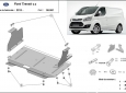 Предпазна кора за двигател и скоростна кутия Ford Tranett Custom 3