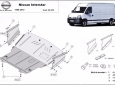 Предпазна кора за двигател, скоростна кутия, радиатор и предна броня Nissan Interstar 3