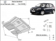 Предпазна кора за двигател и скоростна кутия Dacia Sandero 3