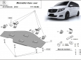 Предпазна кора за система Stop&Go Mercedes Viano W447, 4x2, 1.6 D 1