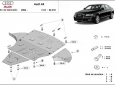 Предпазна кора за двигател, скоростна кутия, радиатор и предна броня Audi A6 avec laterale 3
