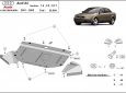 Предпазна кора за двигател, радиатор и предна броня Audi A4 B6 3