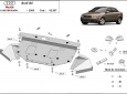 Предпазна кора за двигател, радиатор и предна броня Audi A4 B6, 2.5 tdi 3