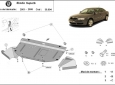 Предпазна кора за двигател, радиатор и предна броня Skoda Superb 3