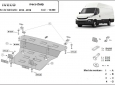Предпазна кора за двигател, скоростна кутия, радиатор и предна броня Iveco Daily 6 3