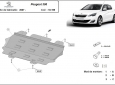 Предпазна кора за двигател, скоростна кутия и радиатор Peugeot 308 3