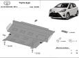 Предпазна кора за двигател, скоростна кутия, радиатор и предна броня Toyota Aygo AB40 3