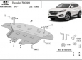 Предпазна кора за двигател, скоростна кутия, радиатор и предна броня Hyundai Tucson 1