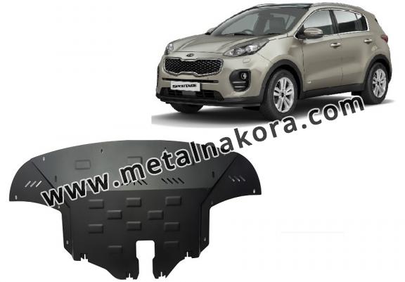 Предпазна кора за двигател, скоростна кутия, радиатор и предна броня Kia Sportage