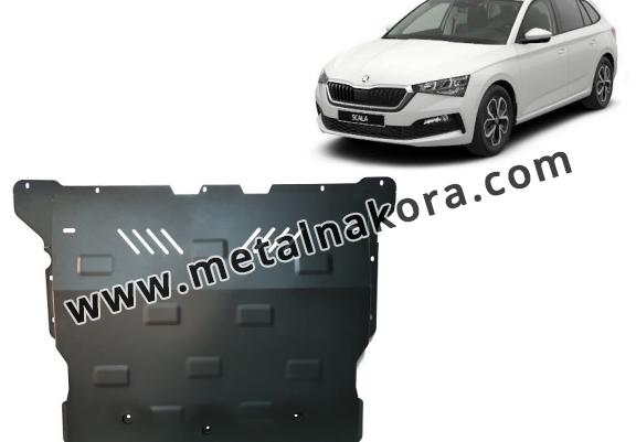 Предпазна кора за двигател, скоростна кутия, радиатор и предна броня Skoda Scala