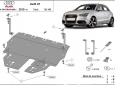 Предпазна кора за двигател, скоростна кутия, радиатор и предна броня Audi A1 3