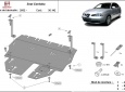 Предпазна кора за двигател, скоростна кутия, радиатор и предна броня Seat Cordoba 1