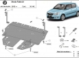 Предпазна кора за двигател, скоростна кутия, радиатор и предна броня Skoda Fabia 1