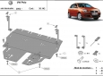 Предпазна кора за двигател, скоростна кутия, радиатор и предна броня VW Polo 3