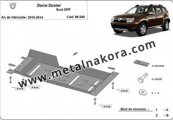 Предпазна кора за DPF Dacia Duster 