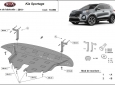 Предпазна кора за двигател, скоростна кутия, радиатор и предна броня Kia Sportage 3