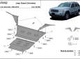  Предпазна кора за двигател, скоростна кутия, радиатор и предна броня Jeep Grand Cherokee 3