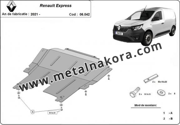 Предпазна кора за двигател и скоростна кутия Renault Express
