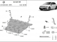 Предпазна кора за двигател, скоростна кутия и радиатор VW Golf 8 3