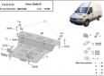 Предпазна кора за двигател, скоростна кутия, радиатор и предна броня Iveco Daily 3 3