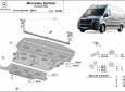 Метална предпазна кора за двигател Mercedes Sprinter-Предна сцепление 3