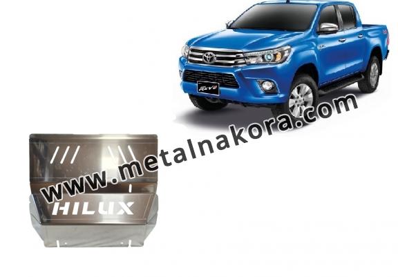 Предпазна кора за радиатор Toyota Hilux Revo - алуминий