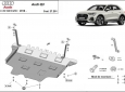 Метална предпазна кора за двигател Audi Q3 1