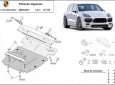 Метална предпазна кора за двигател Porsche Cayenne 3