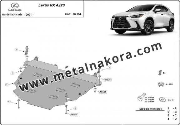 Метална предпазна кора за двигател Lexus NXAZ20
