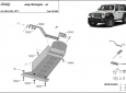  Предпазна кора за двигател, скоростна кутия, радиатор и предна броня  Jeep Wrangler - JL 3