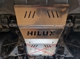 Предпазна кора за радиатор Toyota Hilux Revo - алуминий 10