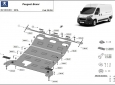 Предпазна кора за двигател и скоростна кутия Peugeot Boxer 3
