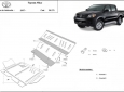 Предпазна кора за двигател и радиатор Toyota Hilux 3