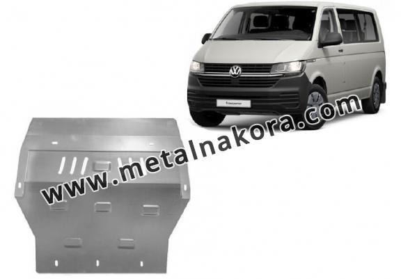 Предпазна кора за двигател, скоростна кутия, радиатор и предна броня Volkswagen Transporter T6.1 galvan