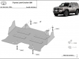 Предпазна кора за двигател и предна броня Toyota Land Cruiser 250 - алуминий 3