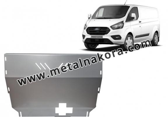 Алуминиев Предпазна кора за двигател, скоростна кутия, радиатор и предна броня Fordt Transit Custom -FWD