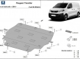 Алуминиев Предпазна кора за двигател, скоростна кутия, радиатор и предна броня изработени от алуминий Peugeot Traveller 3