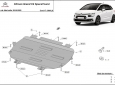 Алуминиев Предпазна кора за двигател, скоростна кутия, радиатор и предна броня изработени от алуминий Citroen Grand C4 SpaceTourer 3