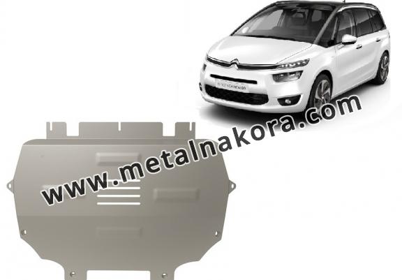 Алуминиев Предпазна кора за двигател, скоростна кутия, радиатор и предна броня изработени от алуминий Citroen C4 Picasso