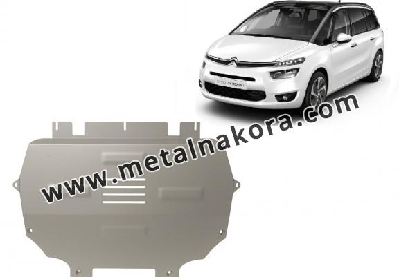 Алуминиев Предпазна кора за двигател, скоростна кутия, радиатор и предна броня изработени от алуминий Citroen Grand C4 Picasso