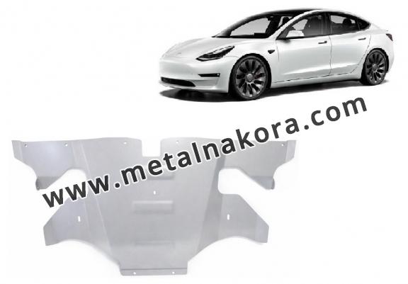 Заден щит на двигателя Tesla Model 3 AWD - aluminiĭ
