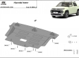 Предпазна кора за двигател  Hyundai Inster  - алуминий 2