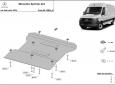 Предпазна кора за скоростна кутия Mercedes Sprinter 4x4 - алуминий 2