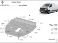 Алуминиев Предпазна кора за двигател, скоростна кутия, радиатор и предна броня изработени от алуминий Renault Master 2