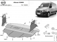 Предпазна кора за двигател, скоростна кутия, радиатор и предна броня Nissan NV400 2