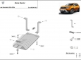 Алуминиев щит на Dacia Duster, двигател 4х4 2
