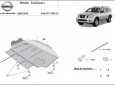 Алуминиев щит на Nissan Pathfinder 2