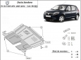 Предпазна кора за двигател и скоростна кутия Dacia Sandero 2